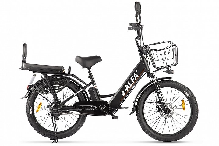 велогибрид eltreco green city e-alfa fat