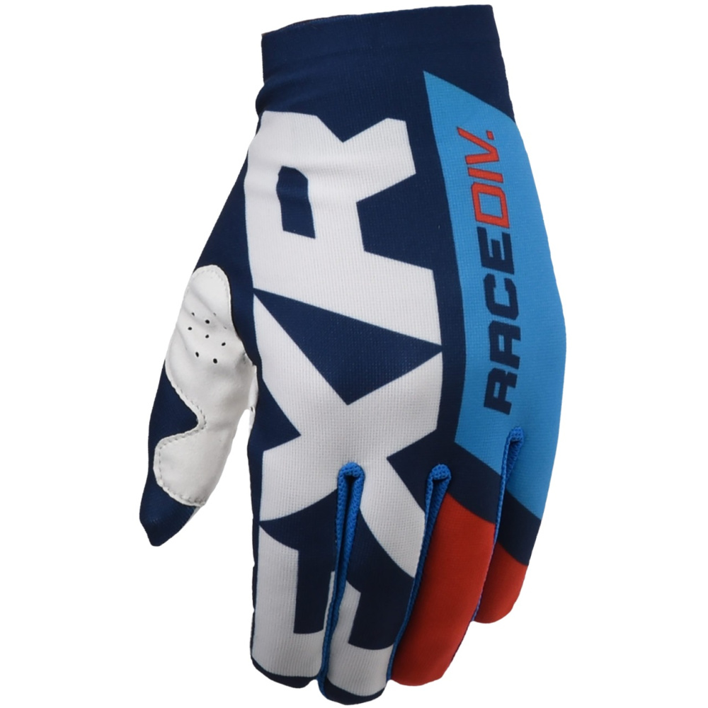 перчатки fxr slip-on lite mx glove l navy/blue/red 203361-4540-13