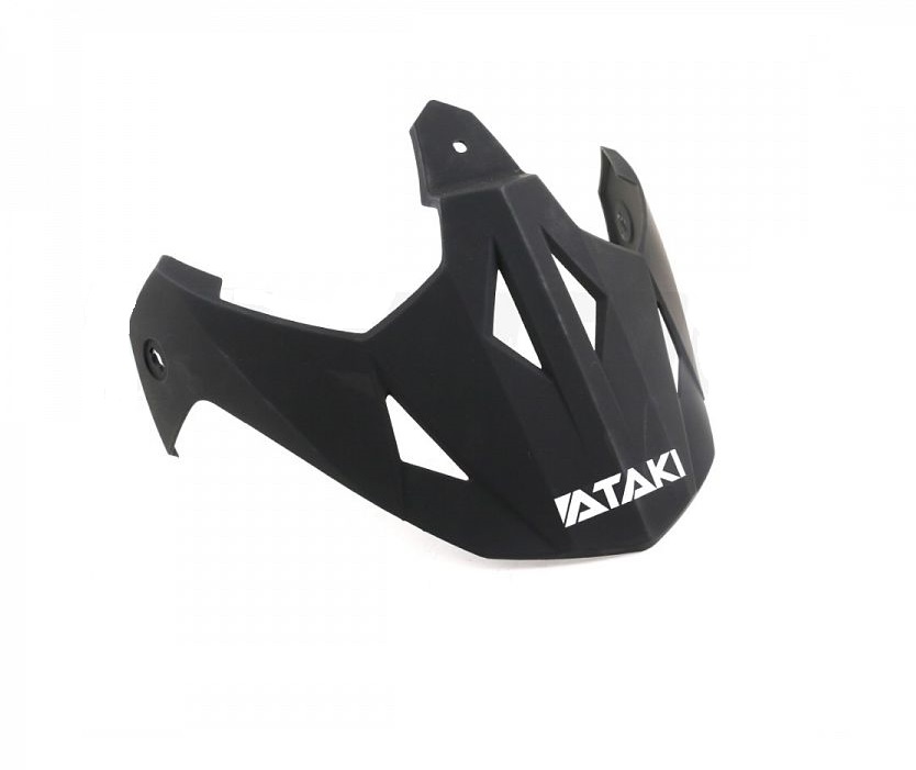 козырек для шлема ataki ff802 solid черный матовый