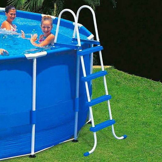 лестница для бассейна intex 122 см 28062(58974)