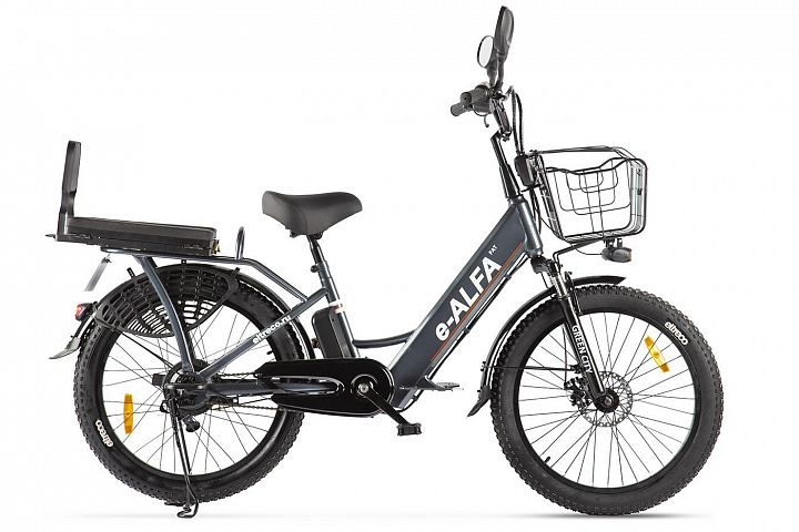 велогибрид eltreco green city e-alfa fat