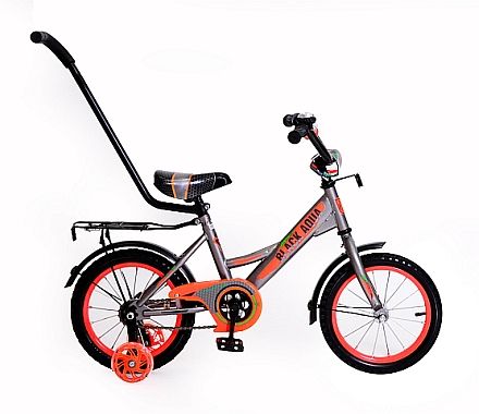 велосипед детский 12" black aqua