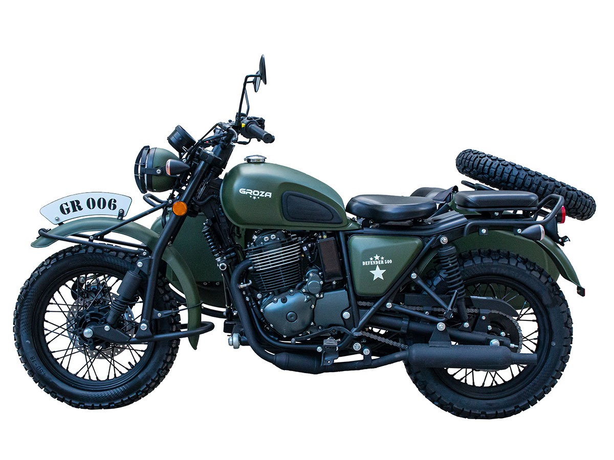 мотоцикл с коляской groza defender 500 efi (2023)
