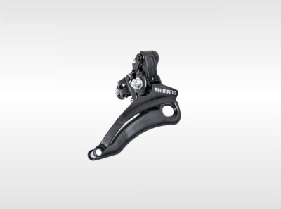 Переключатель передний Shimano, TZ31, верх.тяга, 28.6, 48T,