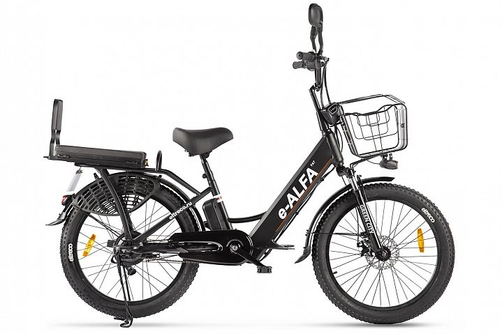 велогибрид eltreco green city e-alfa fat