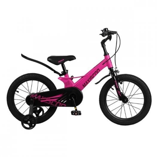 велосипед детский maxiscoo space стандарт 16" (2023), розовый матовый