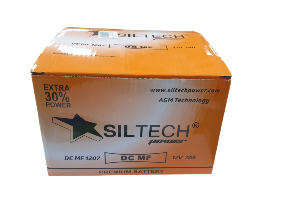 аккумулятор siltech dc mf1207 12v7ah п.п.