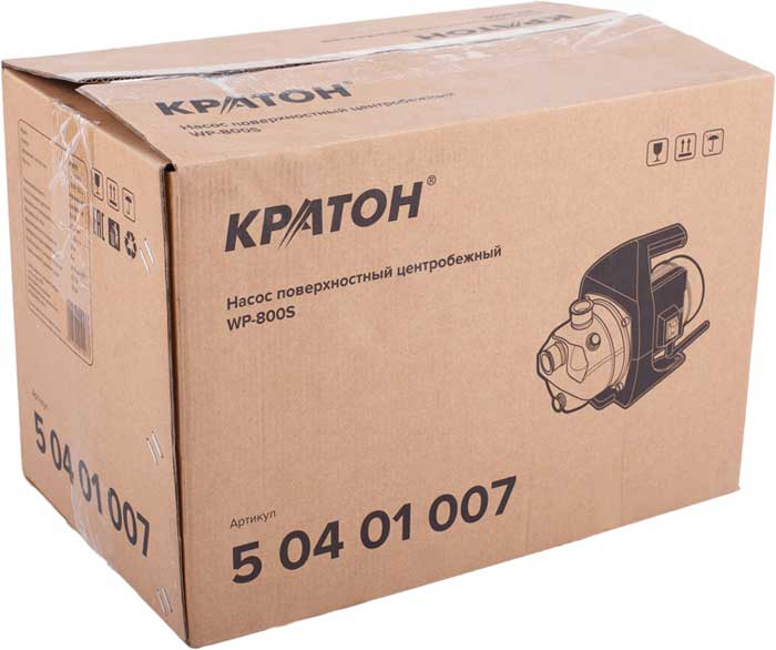 насос поверхностный центробежный кратон wp-800s