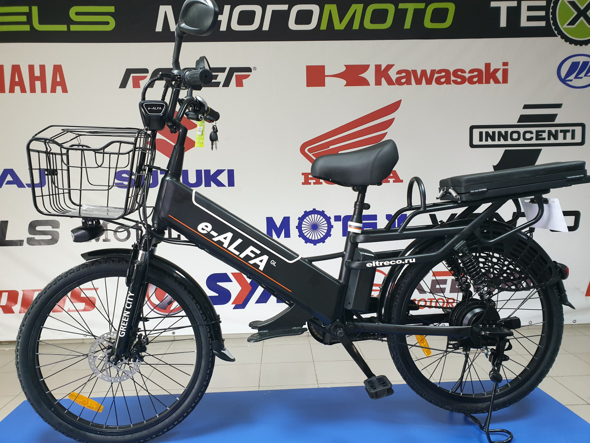 велогибрид eltreco green city e-allfa gl