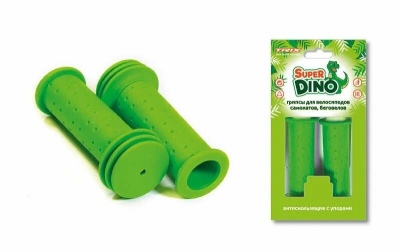 Грипсы TRIX резиновые,102мм,Super Dino для детских велосипедов