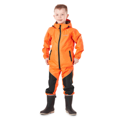 Комплект дождевой детский (куртка,брюки) Dragonfly EVO Kids ORANGE мембрана 116-122