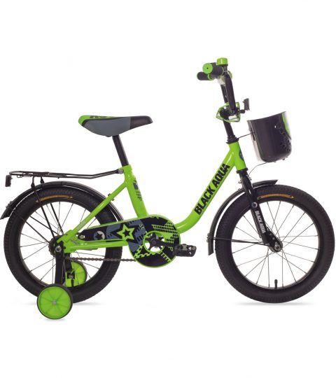велосипед детский black aqua 2021 16"