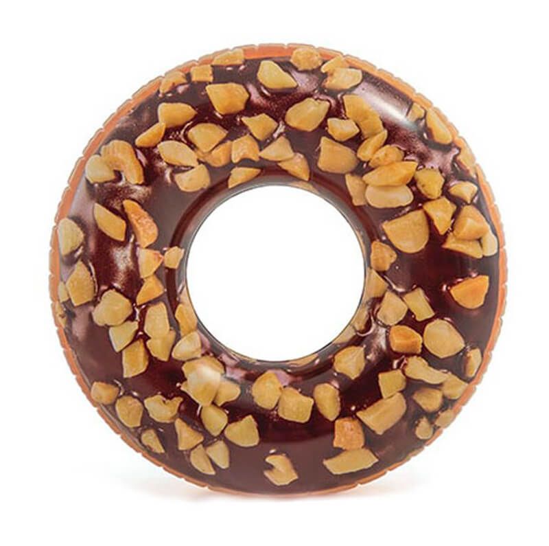 круг intex пончик шоколадный 114 см