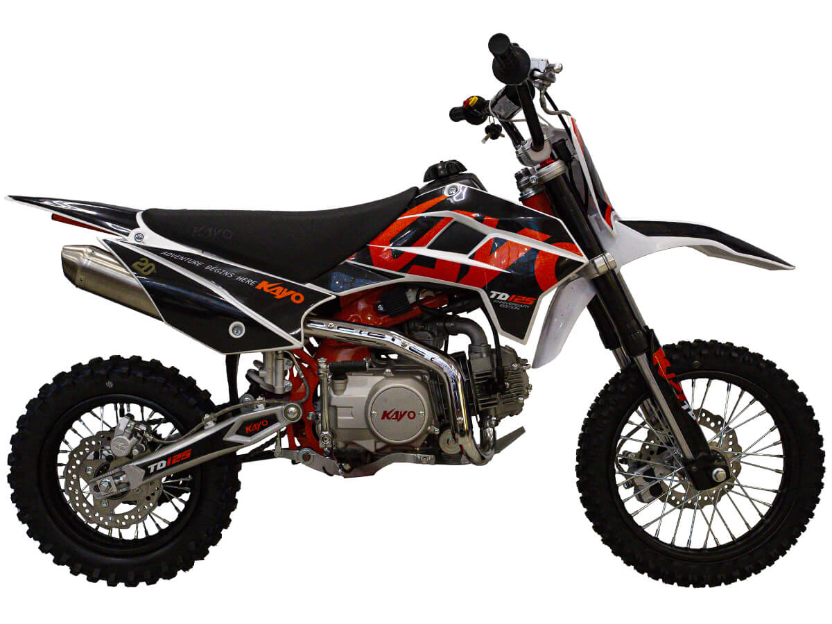питбайк kayo mini td125 14/12 