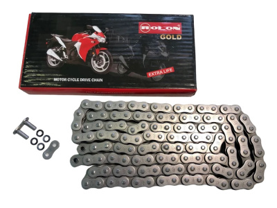 Цепь привода сальниковая ROLON 520NXR 120L O-Ring замок под заклепку 