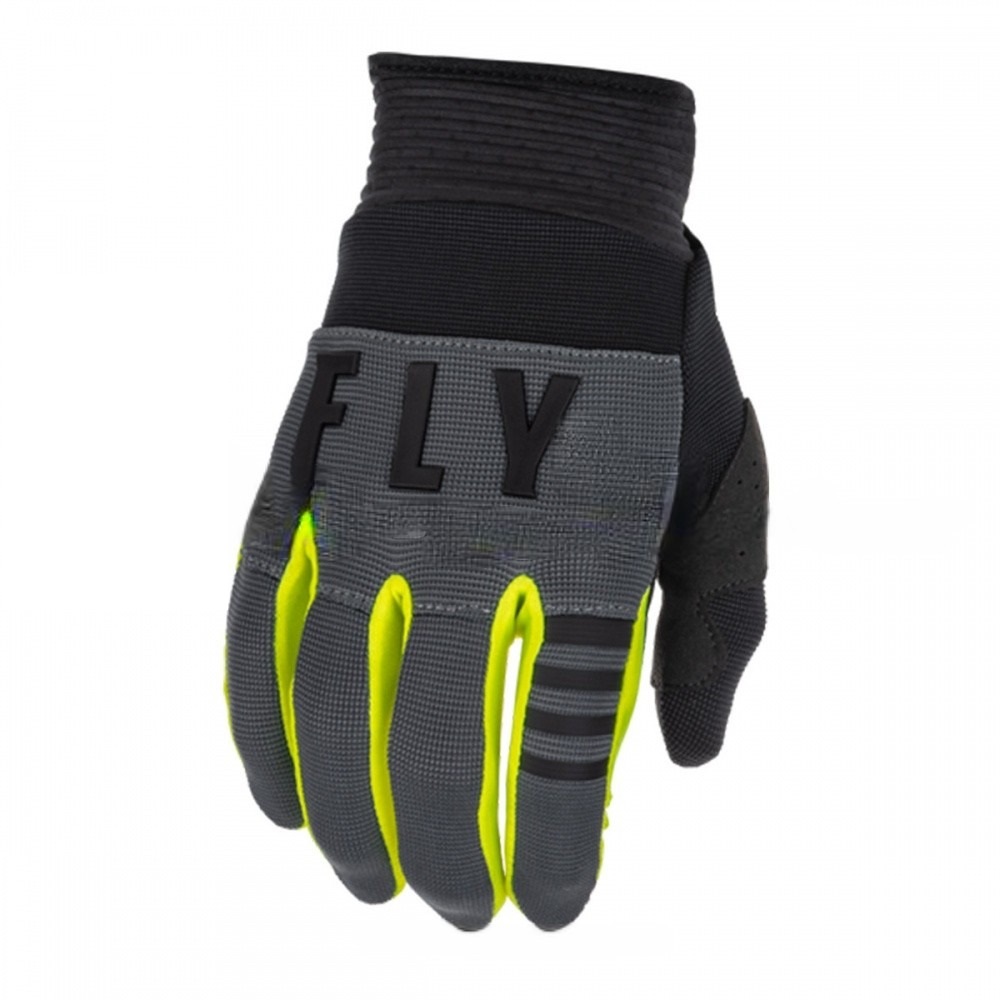 перчатки fly racing f-16 серые/черные/hi-vis желтые 2022 9 m