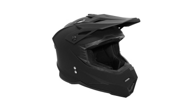 Шлем 801 KIOSHI Holeshot кроссовый черный матовый S