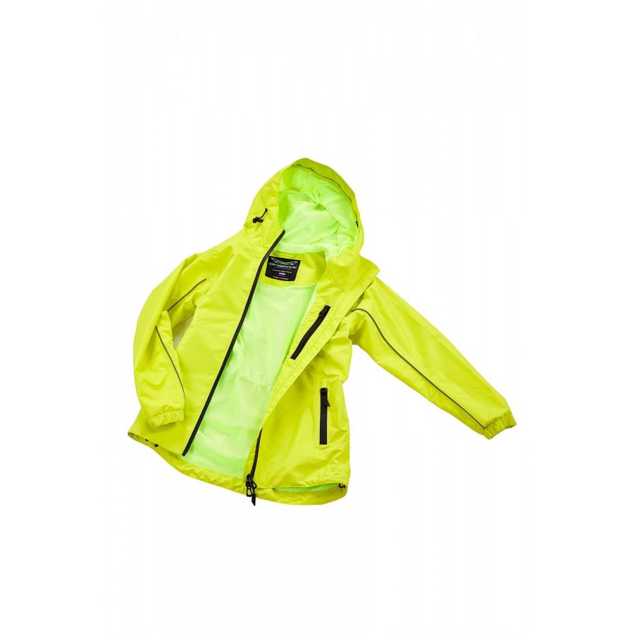 комплект детский дождевой (куртка, брюки) dragonfly evo kids yellow