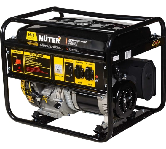 генератор бензиновый huter dy 5000l 64/1/5