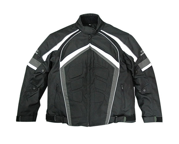 куртка текстильная gx moto vcj-414 l чёрно-серо-белая