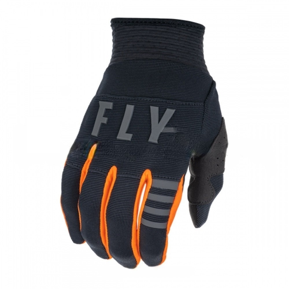 перчатки fly racing f-16 черные/оранжевые 2022 10 l