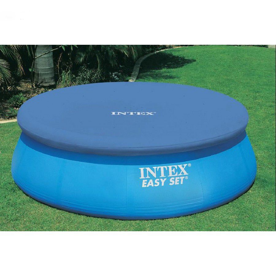 тент - чехол для круглого бассейна изи 457 intex