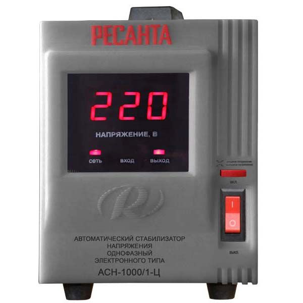 стабилизатор напряжения ресанта асн 1000/1-ц