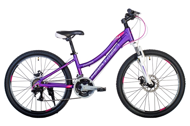 велосипед hartman diora pro disc 24" (basis) 21 ск