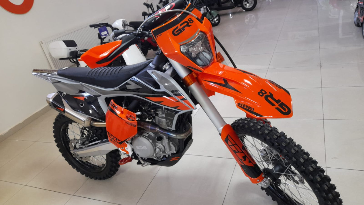 мотоцикл gr8 f300l enduro optimum 182mm fcr