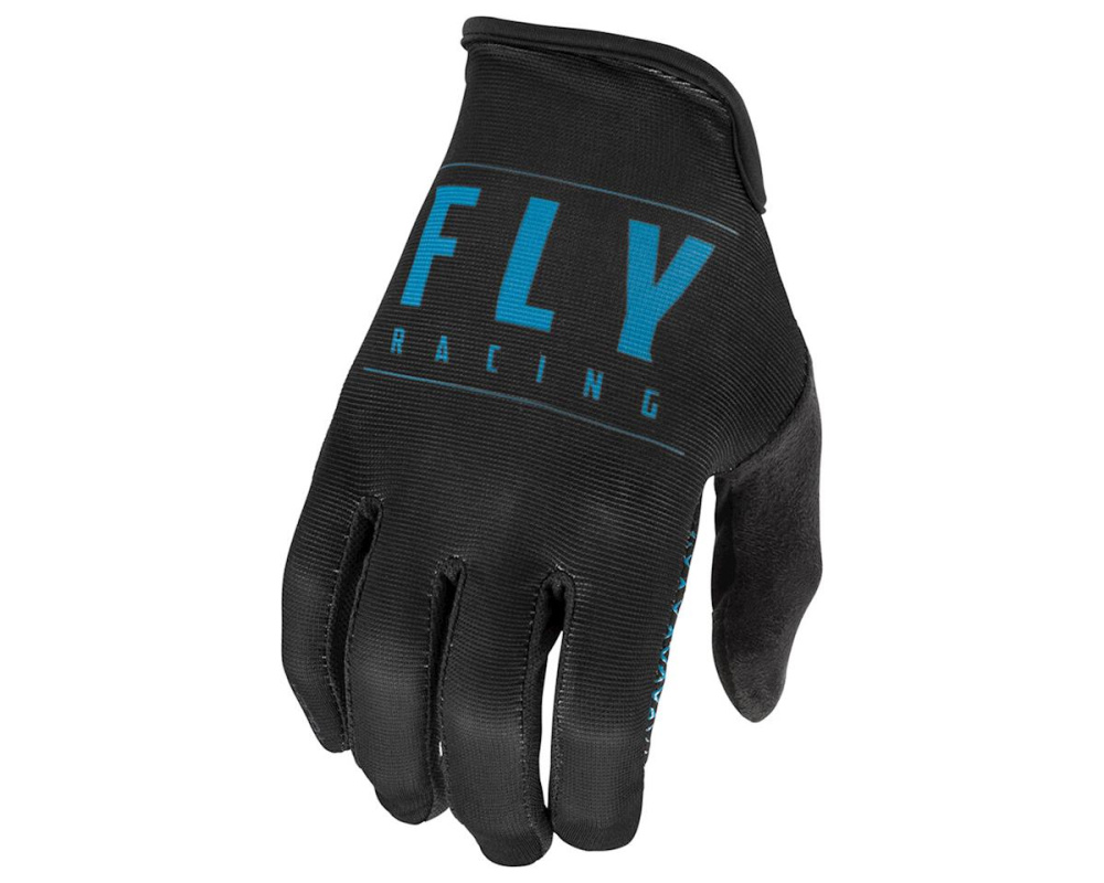 перчатки fly racing media черные/синие 12