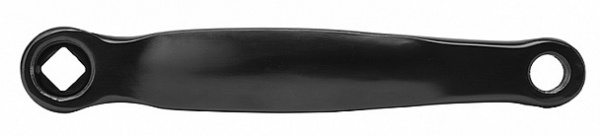 шатун "l" hdls-303 170 мм,под ромб,стальной,черный colden swallow