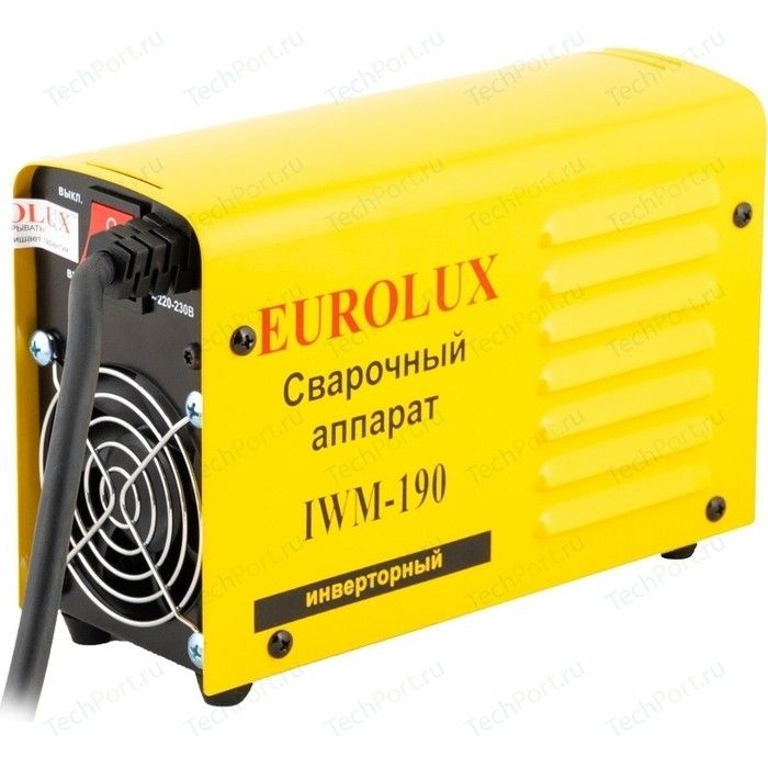 сварочный аппарат инверторный eurolux iwм190