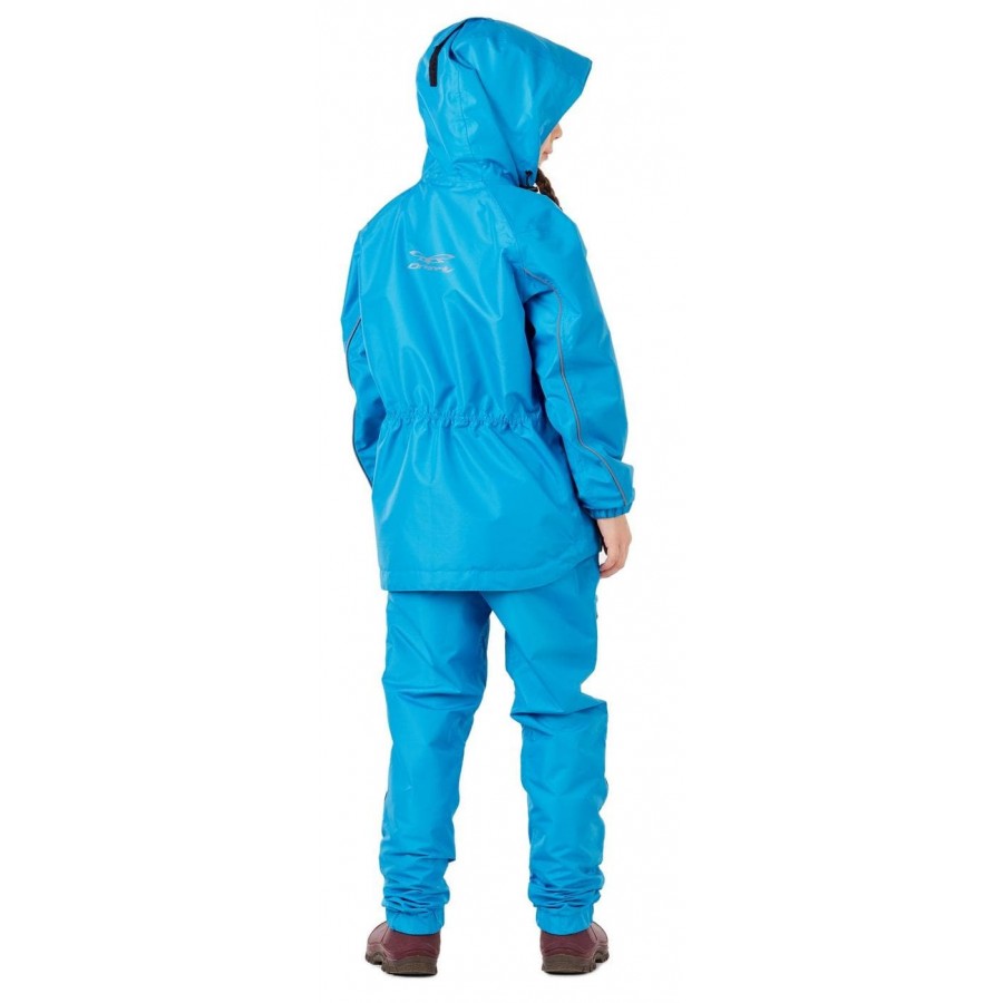 комплект детский дождевой (куртка, брюки) dragonfly evo kids blue мембрана 116-122