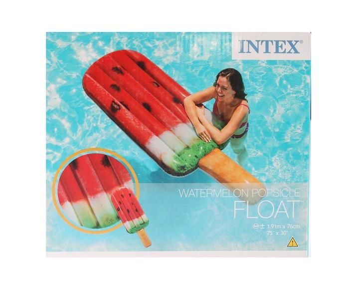 плот intex эскимо арбуз