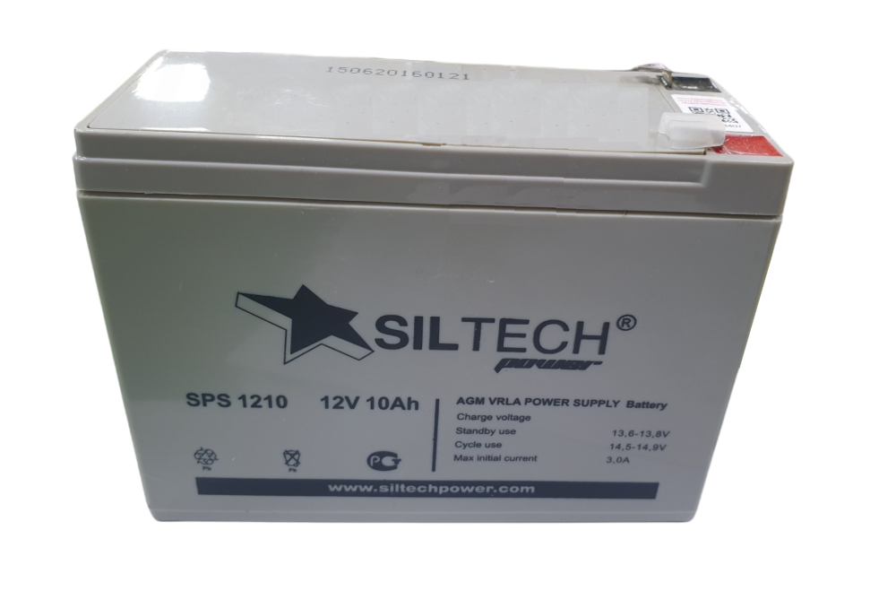 аккумулятор siltech sps 1210 12v10 a/ч п.п.