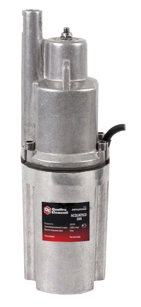 насос вибрационный quattro elementi acquatico 200