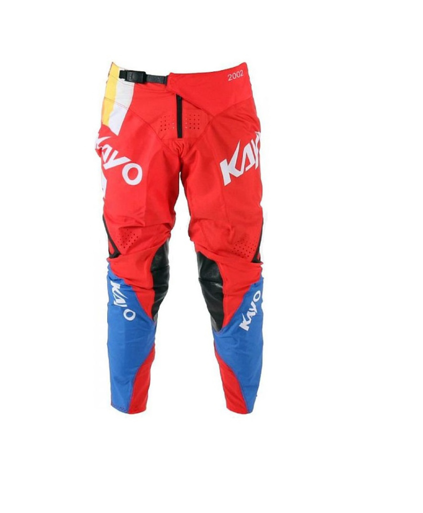 брюки для мотокросса kayo красный/синий,xl,020012-930-9339