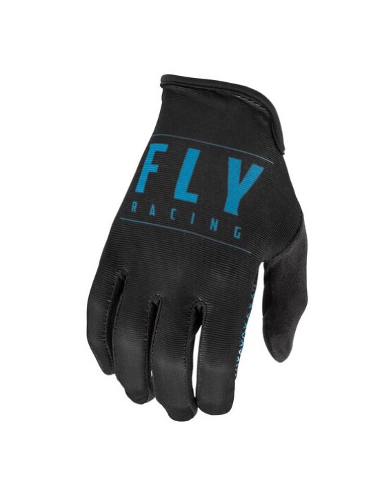 перчатки fly racing media черные/синие 9