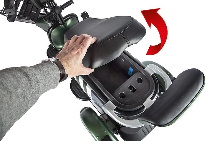 трицикл электрический rutrike шкипер