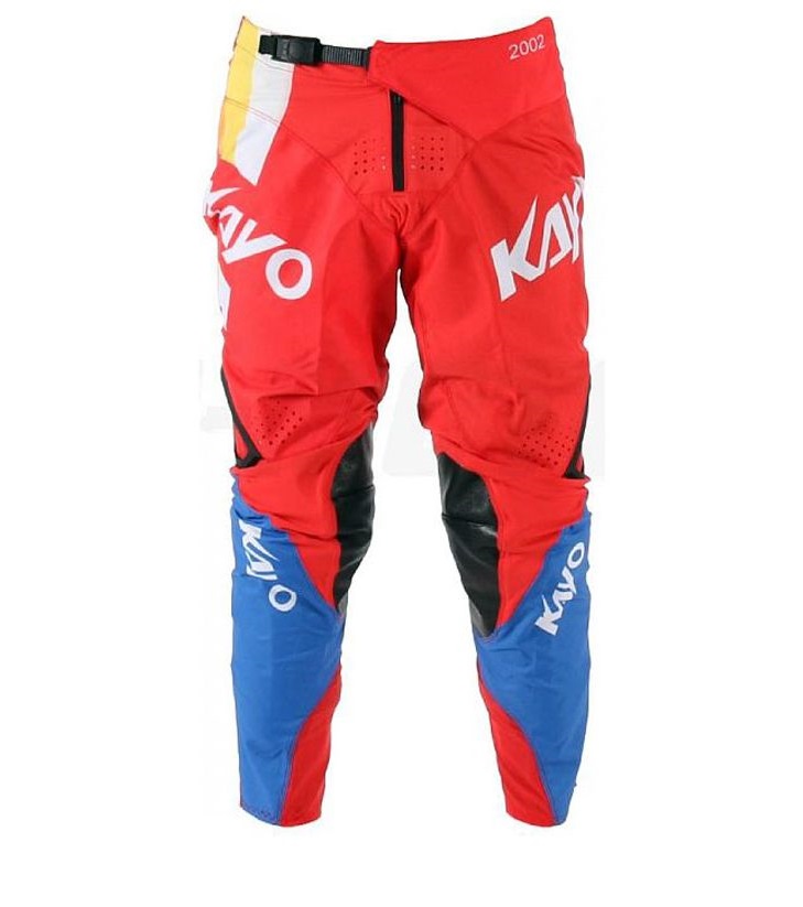 брюки для мотокросса kayo красные/синие   m