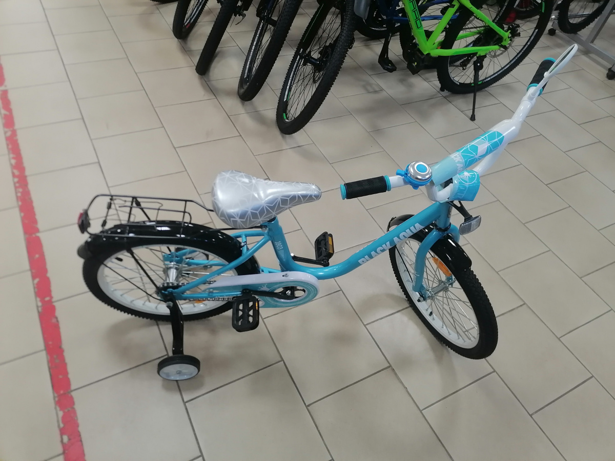 велосипед детский black aqua 18"