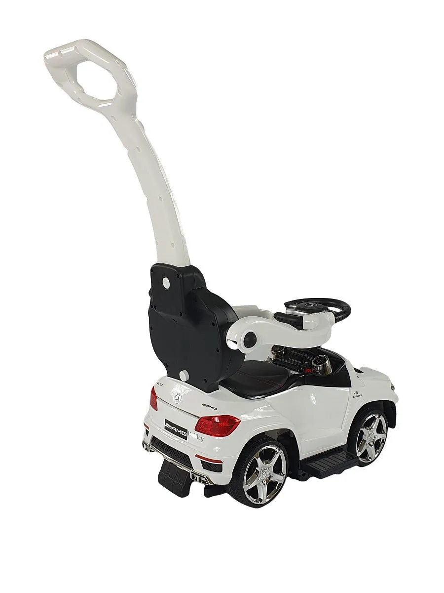 каталка детская river toys мercedes-benz gl63 vip с ручкой