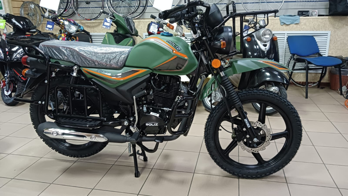 мотоцикл roliz optimus max 200