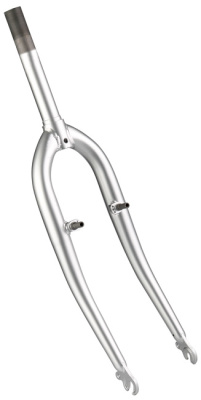 Вилка 24" стальная 1" резьбовая V-brake 164-165mm Pilot 720/750/850 серебр 110021