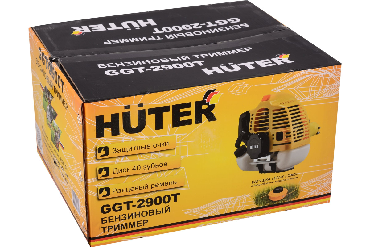 коса бензиновая huter ggt-2900т триммер
