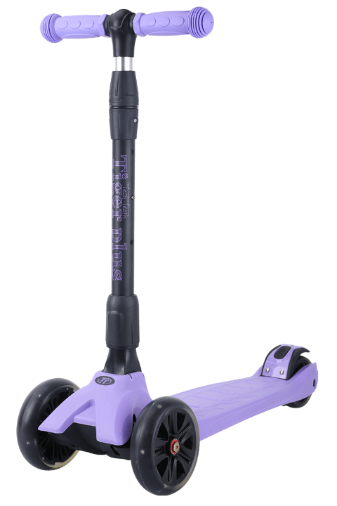самокат трехколесный tiger plus 