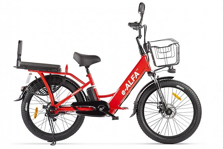 велогибрид eltreco green city e-alfa fat