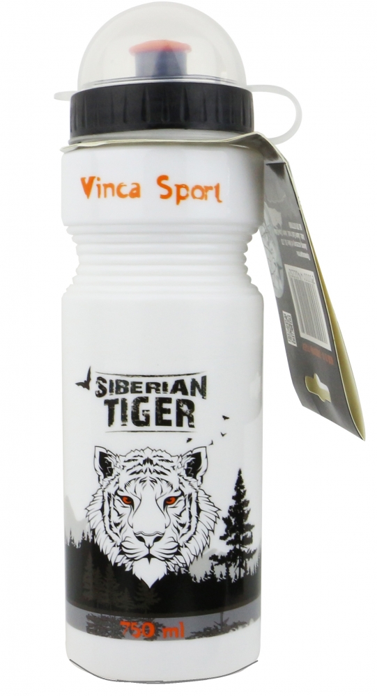 фляга 750 мл с защитой от пыли, рисунок медведь, vinca sport