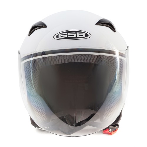 шлем gsb g-240 white glossy s