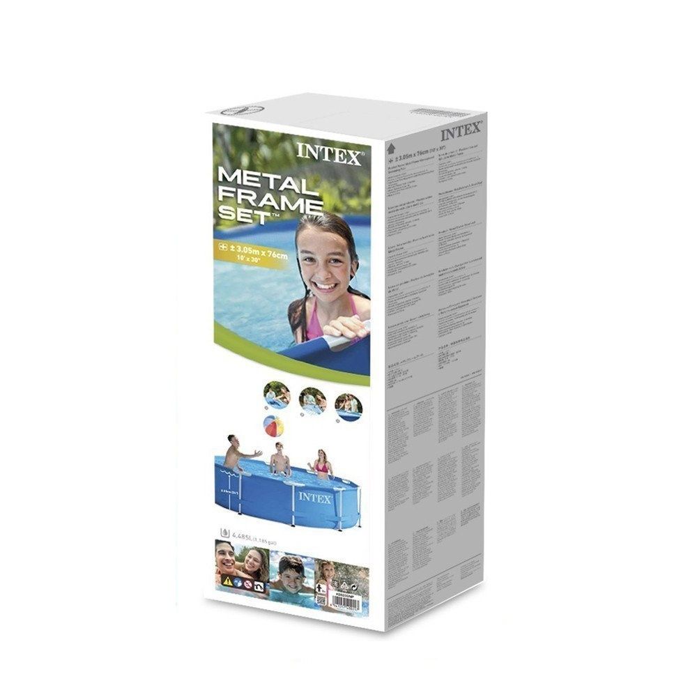 бассейн каркасный intex 76х305 см 28200